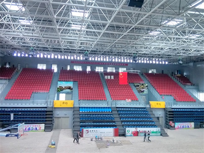 无锡电厂体育馆网架加工